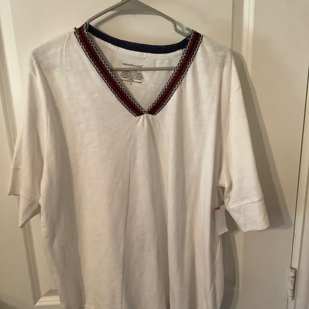 Westbound woman plus size 100% cotton T-shirt, size 2 X